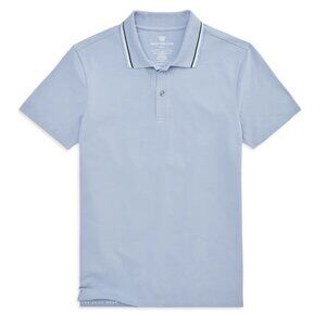 Mack Weldon Silver Pique Men's Polo Sz XXL Golf Work Casual Beach, Vacation